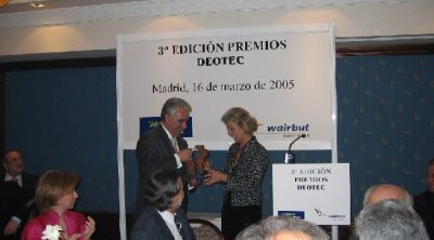 Bárcenas recibe el premio nacional de la Asociación