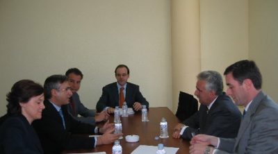 El Presidente de Cecam transmite las inquietudes empresariales al Presidente del PP regional