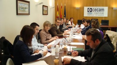 Los técnicos de Prevención de Riesgos Laborales de CECAM fijan el Plan de Actividades para este año