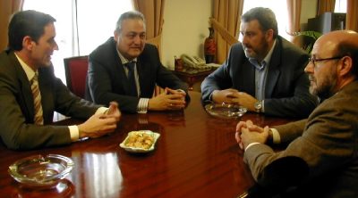 El Delegado del Gobierno en Castilla-La Mancha, Máximo Díaz-Cano, recibe al Presidente de la Federación Intersectorial de Autónomos de la región