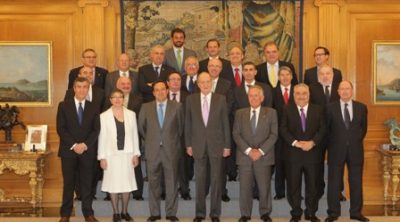El Rey Don Juan Carlos recibe a la Junta Directiva de CEAT