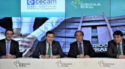 CECAM y Eurocaja Rural suscriben un convenio por el que se habilitan 100 millones para favorecer el desarrollo empresarial