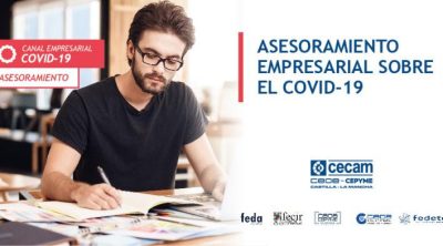 CECAM crea una web específica sobre el coronavirus para informar y ayudar a los empresarios de la región