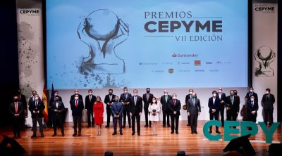Ángel Nicolás participa en los VII Premios CEPYME presididos por SM el Rey