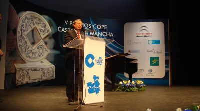 El Presidente de CECAM, Ángel Nicolás, recibe el Premio a la trayectoria empresarial de COPE Castilla-La Mancha