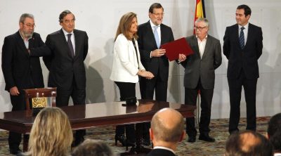 Gobierno, empresarios y sindicatos firman el Acuerdo sobre el Programa Extraordinario de Activación para el Empleo