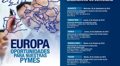 Las empresas de la región podrán asistir desde mañana a las Jornadas Informativas sobre Ayudas de la UE para pymes