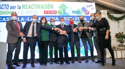 CECAM DESTACA EL ESPÍRITU DE CONSENSO QUE GUÍA EL PACTO POR LA REACTIVACIÓN ECONÓMICA Y EL EMPLEO EN C-LM