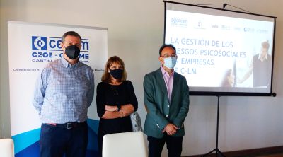 LA JORNADA DE PREVENCIÓN DE RIESGOS PSICOSOCIALES  ORGANIZADA POR CECAM REUNIÓ A MEDIO CENTENAR DE PERSONAS
