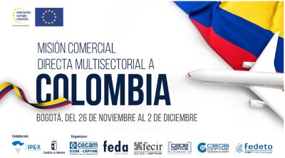 7 empresas de la región participan desde este domingo en la misión comercial multisectorial a Colombia de CECAM