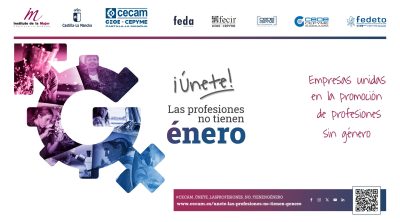 CECAM DA CONTINUIDAD A LA CAMPAÑA `ÚNETE: LAS PROFESIONES NO TIENEN GÉNERO´ CON NUEVAS ACCIONES DE DIFUSIÓN Y CONCIENCIACIÓN