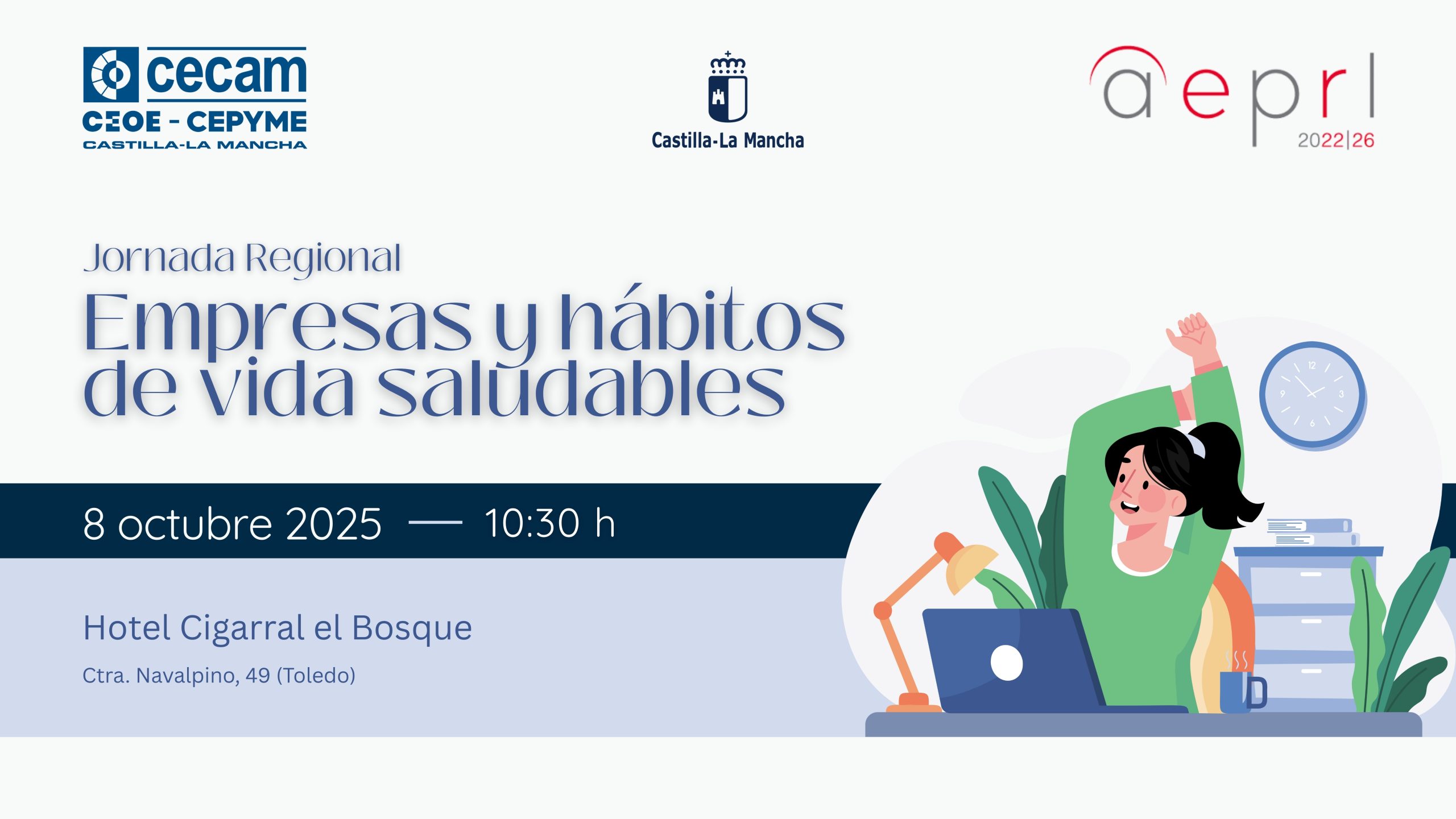 Jornada PRL Empresas y hábitos de vida saludables